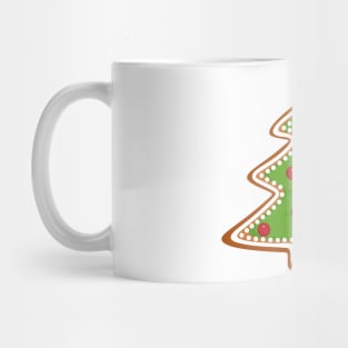 Christmas Tree Gingerbread Cookie Mug